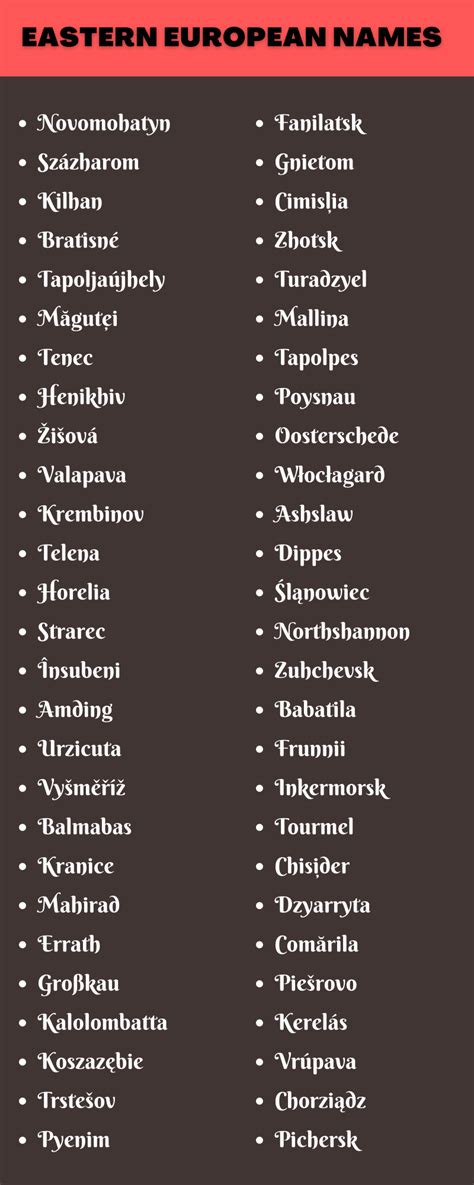 eastern european boy names